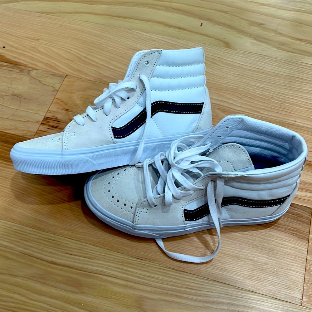 Unworn high top vans